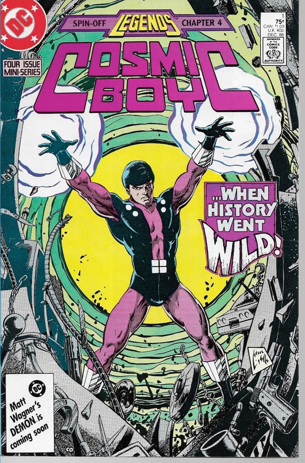DC Cosmic Boy Comics 1–4/1986 (in English) – Complete Set