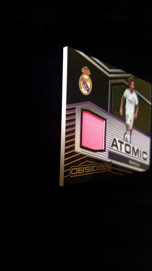 Marcelo, Real Madrid, Panini Obsidian 2021–22, Atomic Material /75 Patch