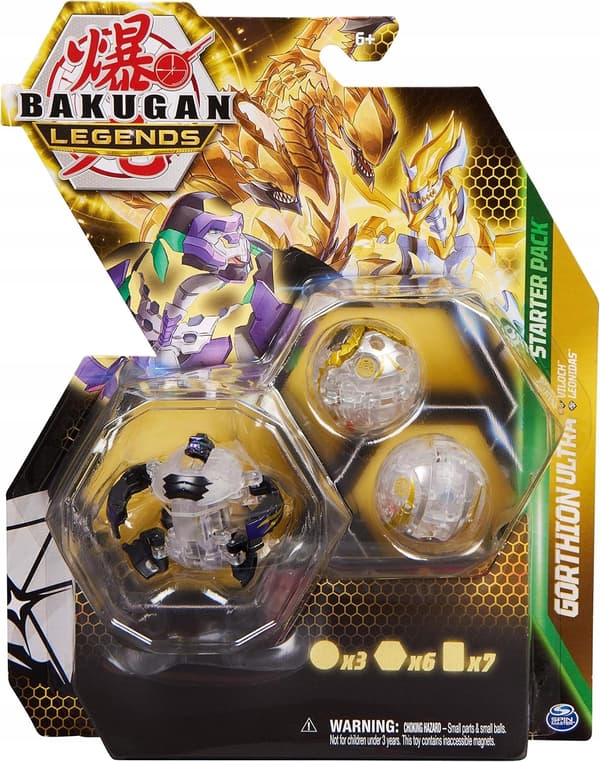 BAKUGAN LEGEND STARTER PACK SAIRUS ULTRA AUXILLATAUR CYCLOID GIFT SET