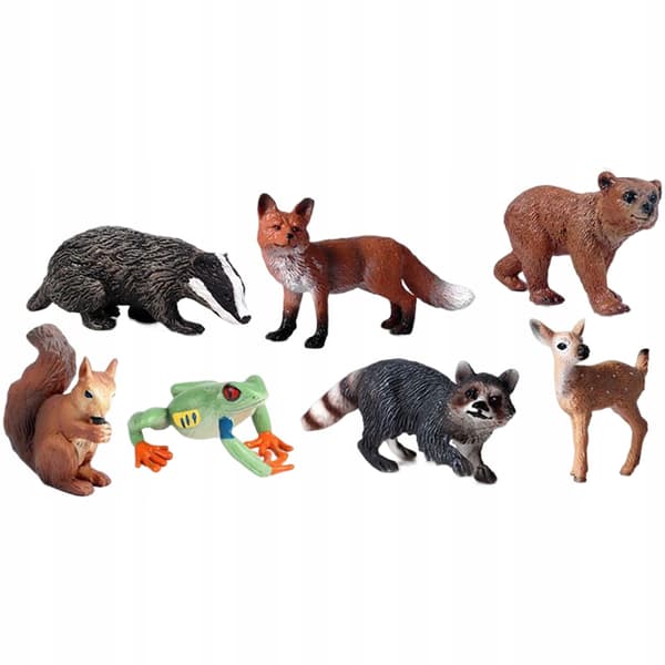 Plastic Forest Animals – Woodland Creatures Figurines for Children