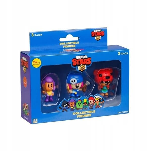 Brawl Stars S1 Figures 3-pack Ver.D 512160
