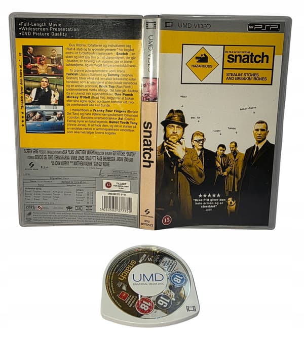 Snatch PSP UMD VIDEO, POLISH SUBTITLES, DISK IN GOOD CONDITION -5