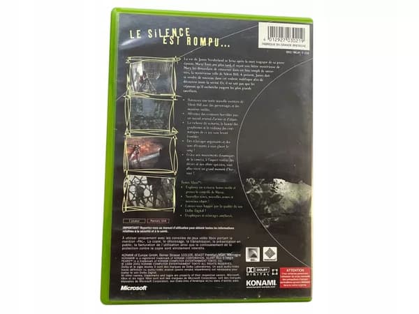 XBOX GAME: SILENT HILL 2: INNER FEARS
