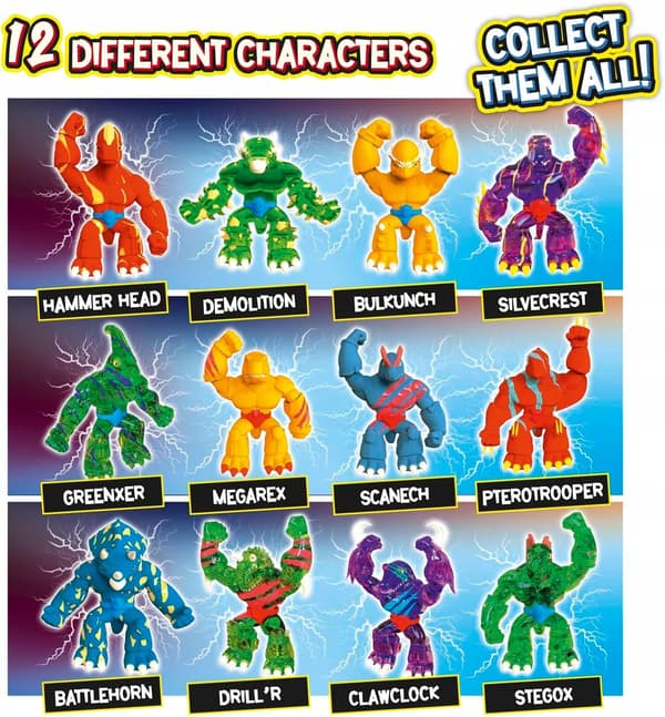 STRETCHY LEGENDS MINI DINOSAUR STRETCHABLE COLLECTOR’S FIGURINE