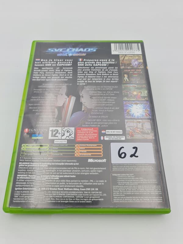 SVC Chaos SNK vs Capcom – Microsoft Xbox Classic in top condition #5489
