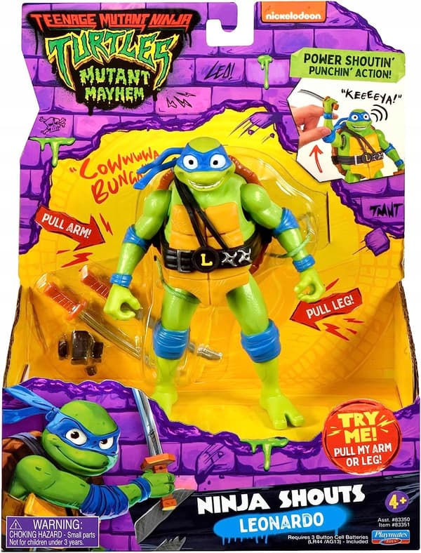 NINJA TURTLE FIGURES – LEONARDO SOUND FIGURE