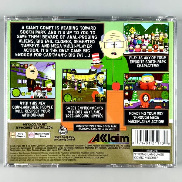 South Park | PS1 | PSX | PLAYSTATION 1 | 3xA SET