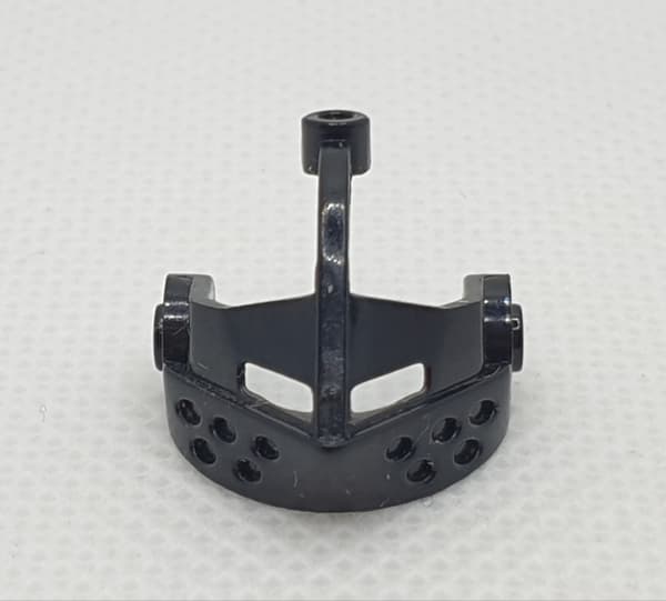 Lego x126 black Castle helmet visor, 1 piece