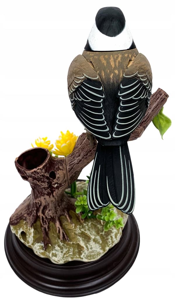 Interactive singing bird with sound, moving, decorative, chirping