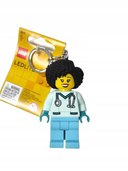 LEGO Keyring with Torch – Dr Flieber + LEGO GIFT BAG