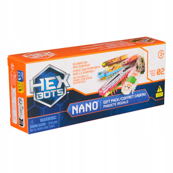 HEX BOTS NANO GIFT PACK SET OF 6 MINI ROBOT FIGURES