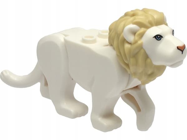 Lego bb0787c04pb01 white lion / White 1 pc N