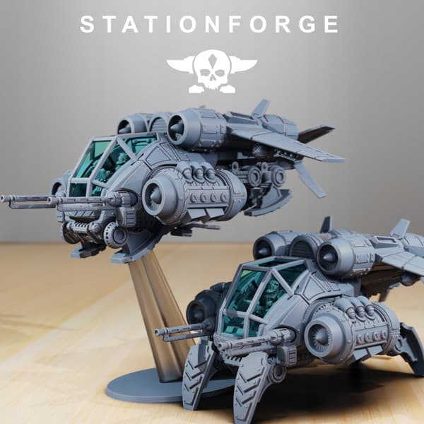 Scavenger Gunship – Station Forge – 3D-utskrift