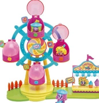 MOJIPOPS DEVIL’S MILL WITH FIGURINES, ICE CREAM STALL, ACCESSORIES