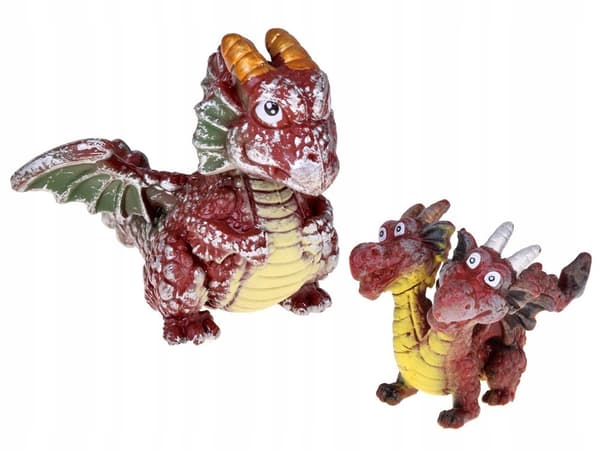 Fairy-tale Dragons Figurine Set, 6 pieces. Magical Creatures ZA5883