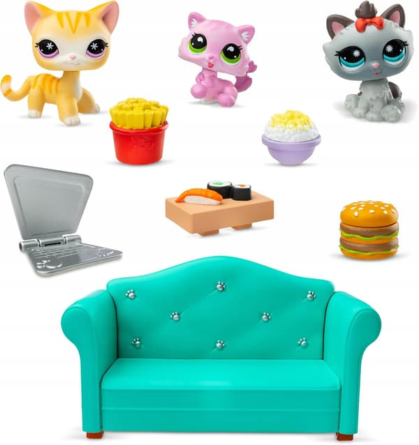 COLLECTORS’ SET: 3 ANIMALS, 7 ACCESSORIES, CODE CARD – FOR CHILDREN AGED 4+