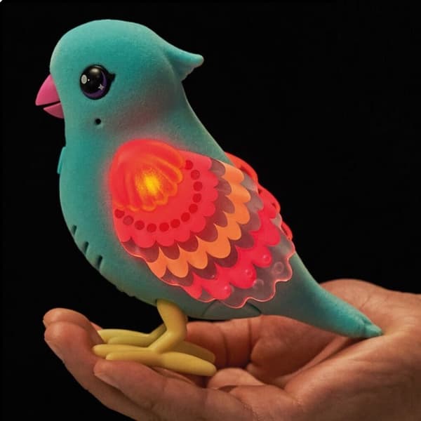 Little Live Pets Blue Talking Bird that Glows