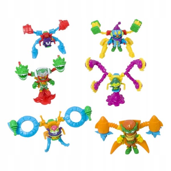 SUPERTHINGS MUTANT BATTLE KIDS 2 TOUCHDOWN & SANDY SUMMER FIGURES + BONUS