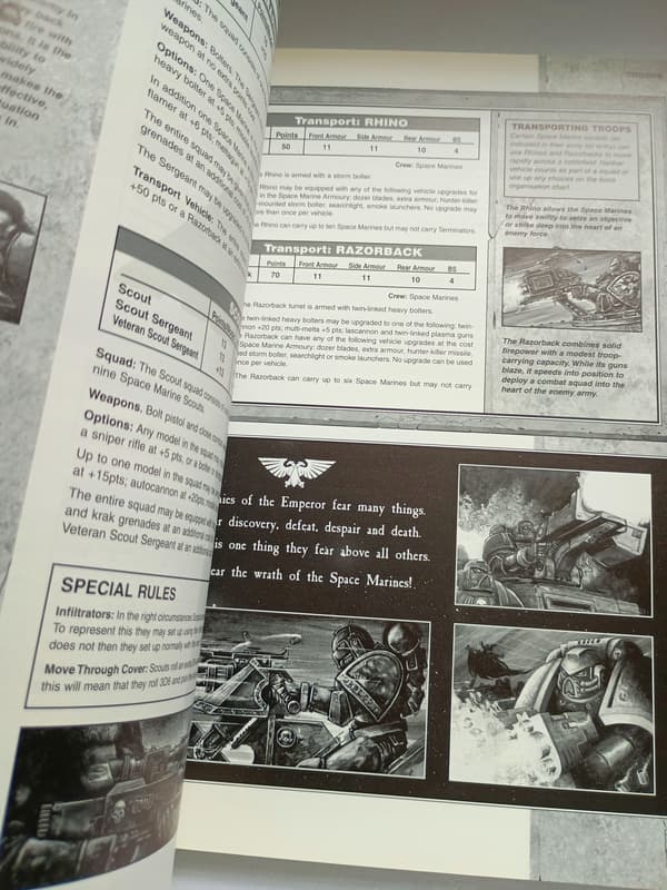 OUTLET Warhammer 40,000 Codex: Space Marines (3rd Edition)