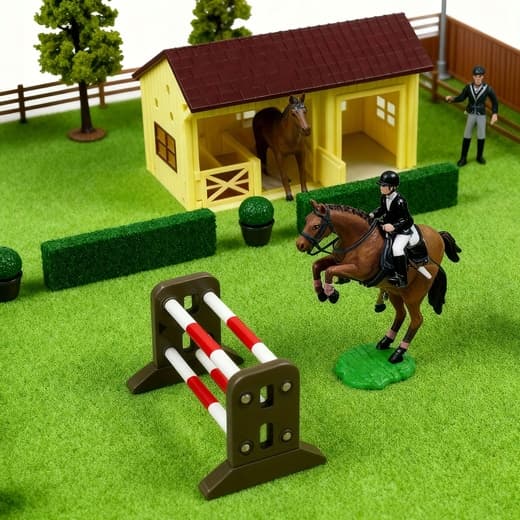 FARM, HORSE STUD FARM, SHOW JUMPING COURSE
