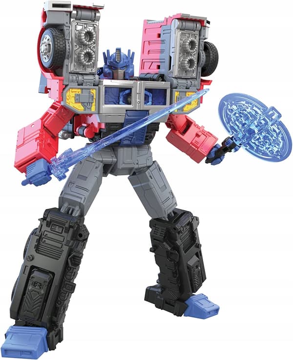 Transformers Legacy Laser Optimus Prime figurine