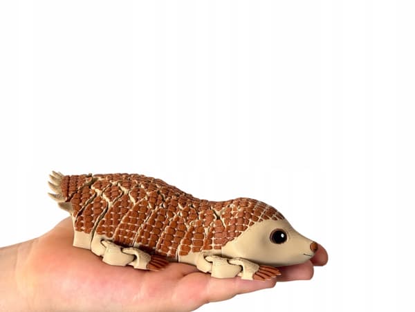 Baby 3D Armoured Ship – segmented, movable figurine | stress-relief gadget