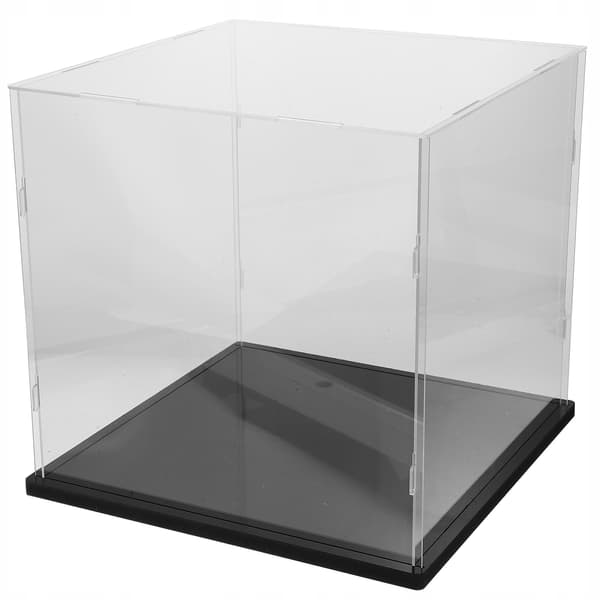 TRANSPARENT ACRYLIC BOX FOR FIGURINES AND MODELS