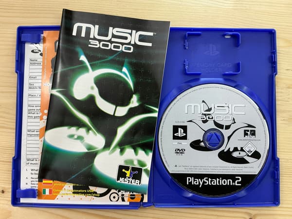 MUSIC 3000 CD, in excellent condition, complete set, PREMIERA PS2