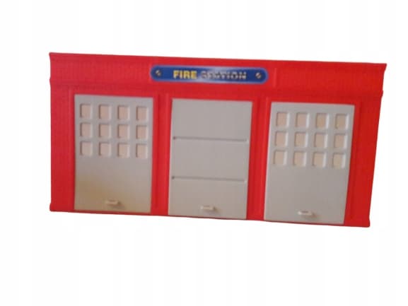 Fire brigade set with a garage and figures