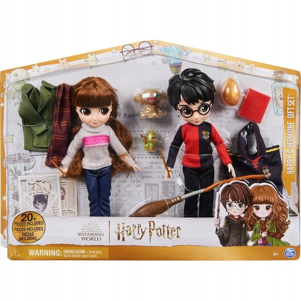 Harry Potter 20 cm Double Figure Set: Harry & Hermione