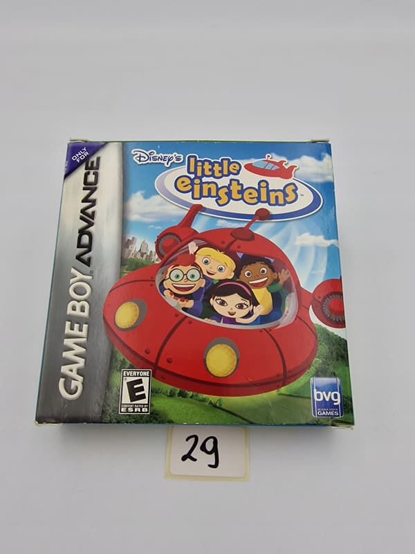 GAME BOY ADVANCE LITTLE EINSTEINS ORIGINAL