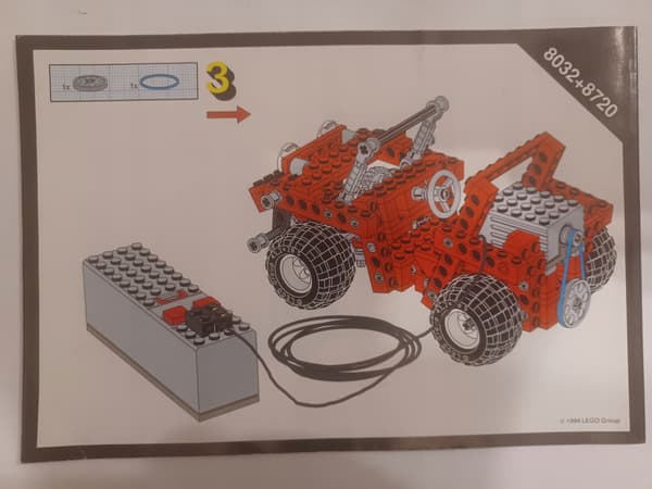Lego Technic instruction booklet set (9 pieces)
