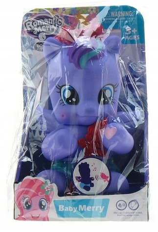 Plastic singing and light-up pony: Romantic Merry – a tiny pony in a nappy
