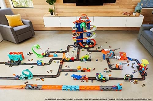 Hot Wheels FXM39 Barbie: 2 straight tracks, multicoloured
