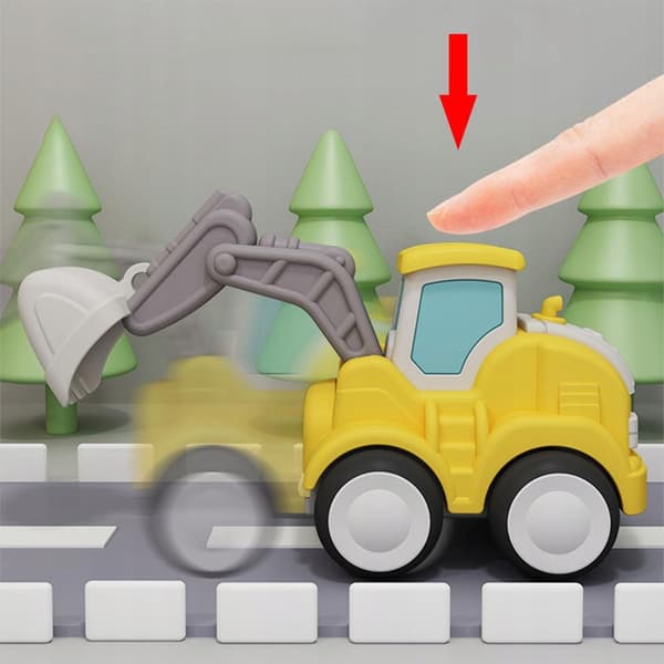 Engineering Toys: Pull-Back Cars, Engineering Toys, Building Road Roller