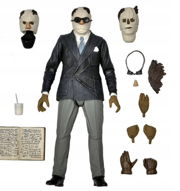 Universal Monsters Ultimate Invisible Man NECA 7-inch figure + accessories