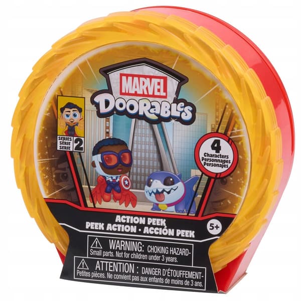 Doorables Marvel Action Mini Peek Series 2 Assorted Capsule Surprise – 4 figures