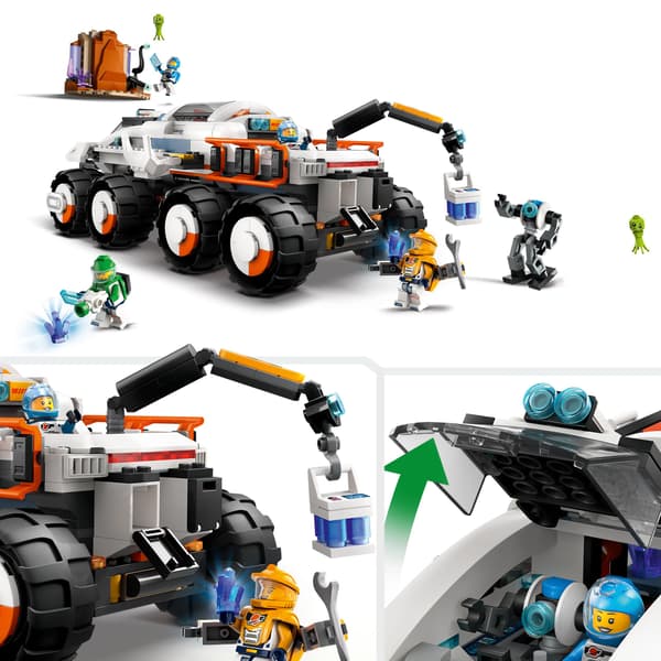 LEGO CITY 60432 Command Vehicle with Loading Crane – Large Rover