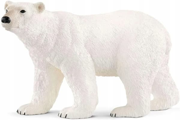 CHILD'S GIFT: POLAR BEAR FIGURINE – STURDY TOY