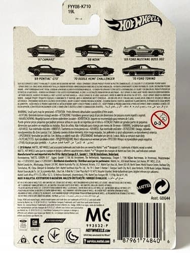 HOT WHEELS – 67 CAMARO (B21)