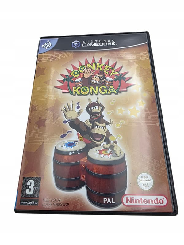 NINTENDO GAMECUBE DONKEY KONGA PAL VERSION – ORIGINAL
