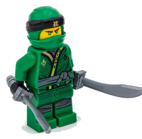 Lego 70641 @@@ LLOYD + WEAPON @@@ minifigure from the set!