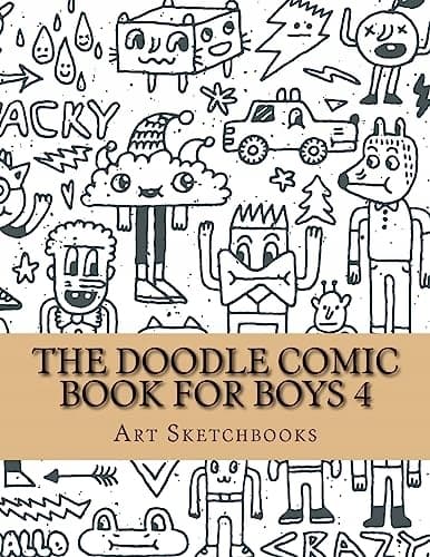 The Doodle Comic Book for Boys 4 (Activity Drawing & Colouring Books)