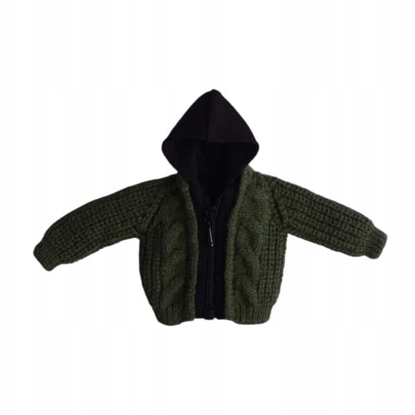1/12 scale jumper, Winter, Green doll