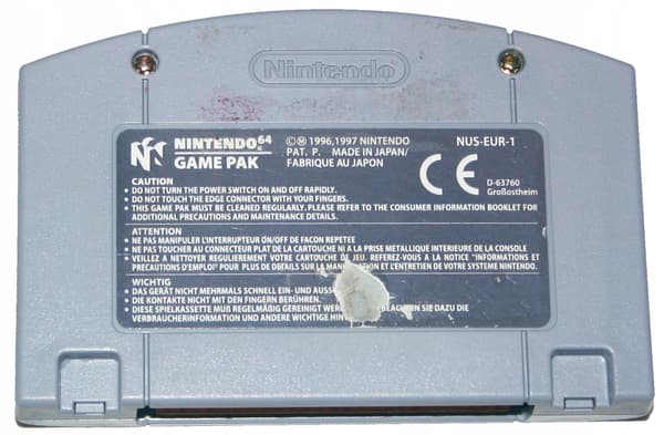 Roadsters – a game for the Nintendo 64 (N64) console.