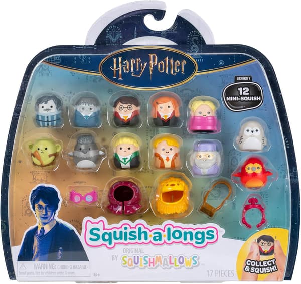 Jazwares Squishmallows Harry Potter Mini Squish-a-longs Figures Set