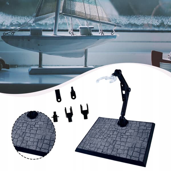 Action figure display stand for 1/144 scale models. Styl C hobbyist display stand