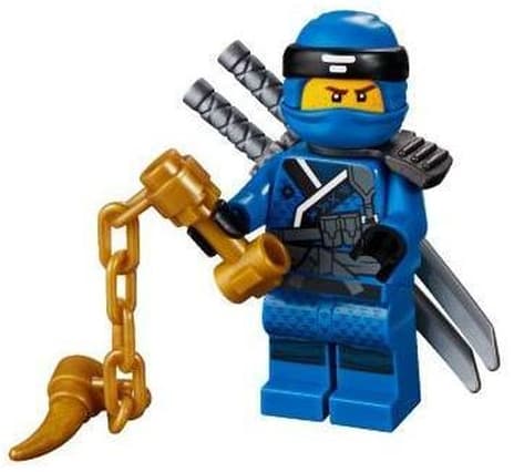 Lego Ninjago @@@ JAY + WEAPONS @@@ minifigure from set 70642