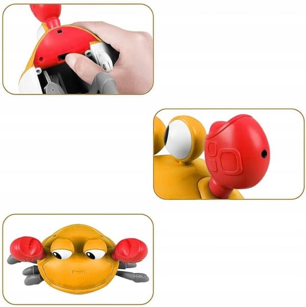 Aku. An interactive musical crab with a USB motion sensor