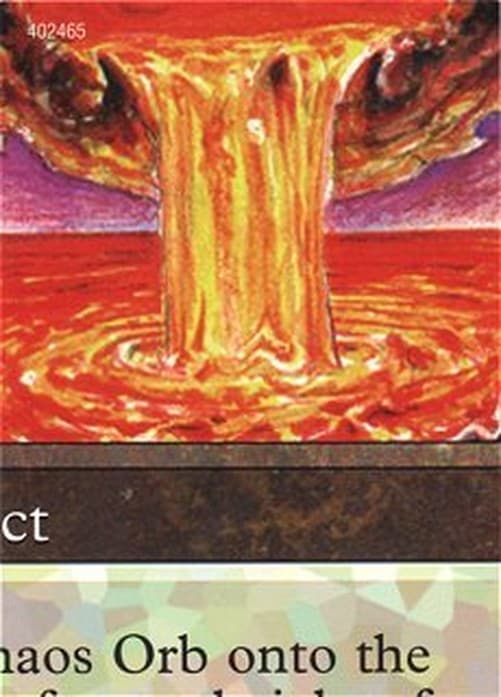 Magic: The Gathering Chaos Orb Puzzle Card